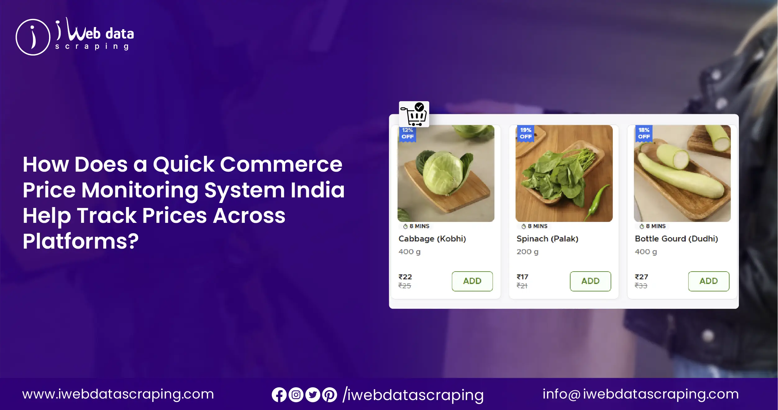 Leverage Quick Commerce Price Monitoring System India to Track Prices